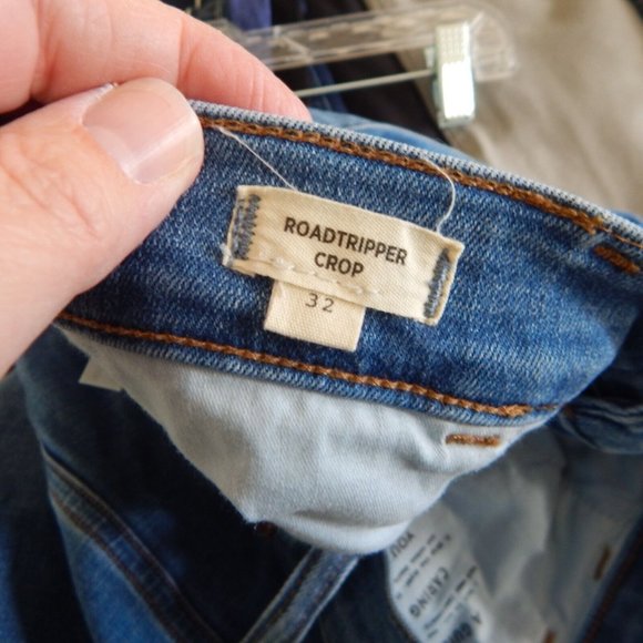 MADEWELL JEANS roadtripper crop light wash iberia super stretch high rise 32 - Picture 9 of 10